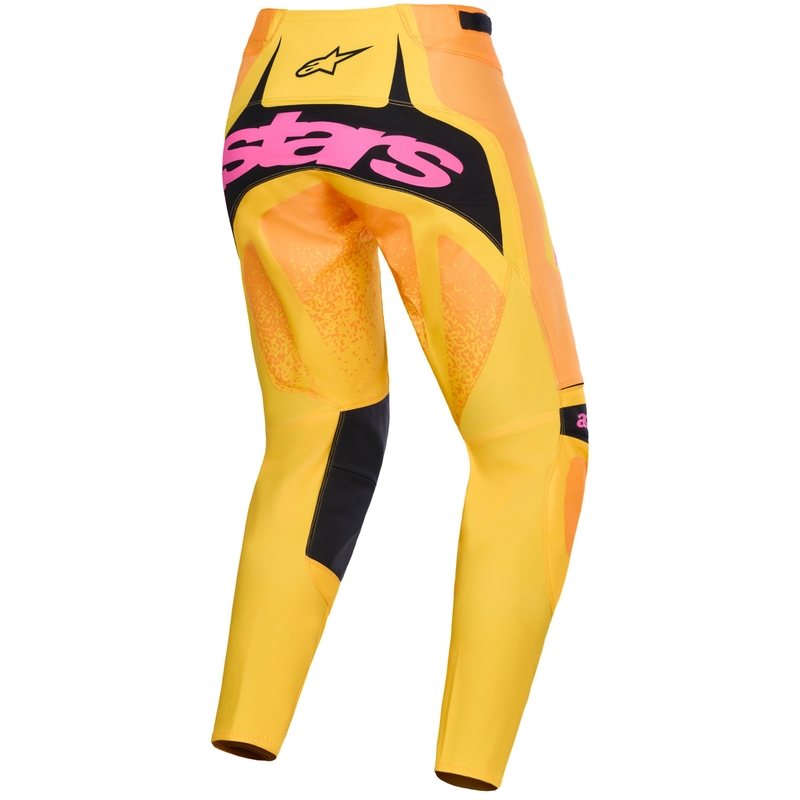 Alpinestars Techstar Nomur motokrossz nadrág narancssárga-sárga-rózsaszín