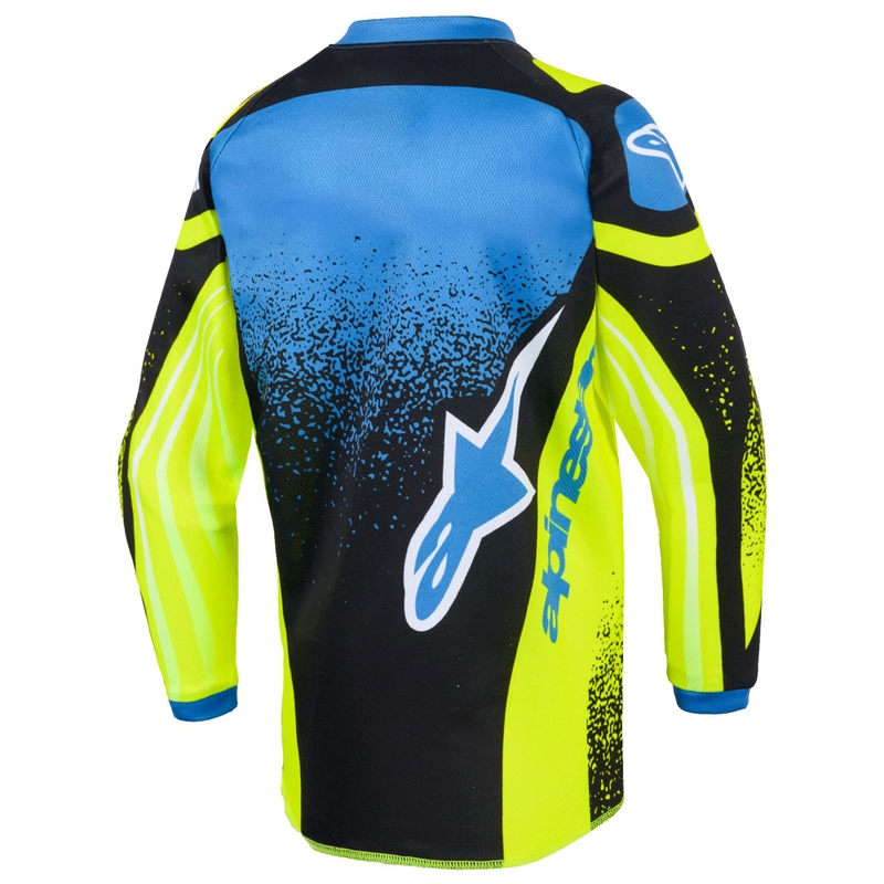 Alpinestars Racer Nomur gyerek motokrossz mez sötétkék-fluo sárga-fekete