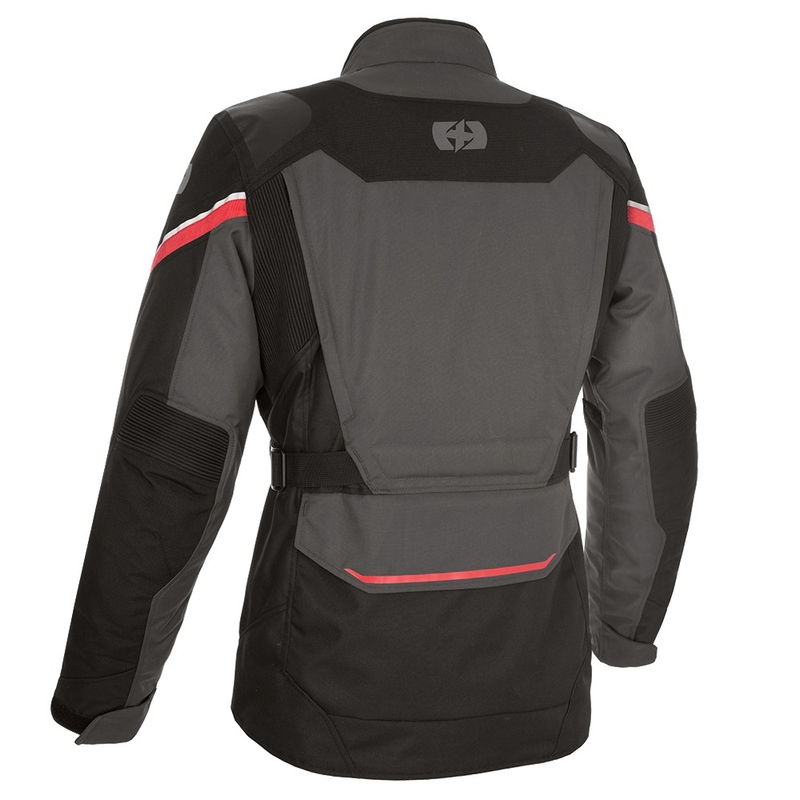 Oxford Montreal 4.0 Dry2Dry™ motoros kabát fekete-szürke-piros