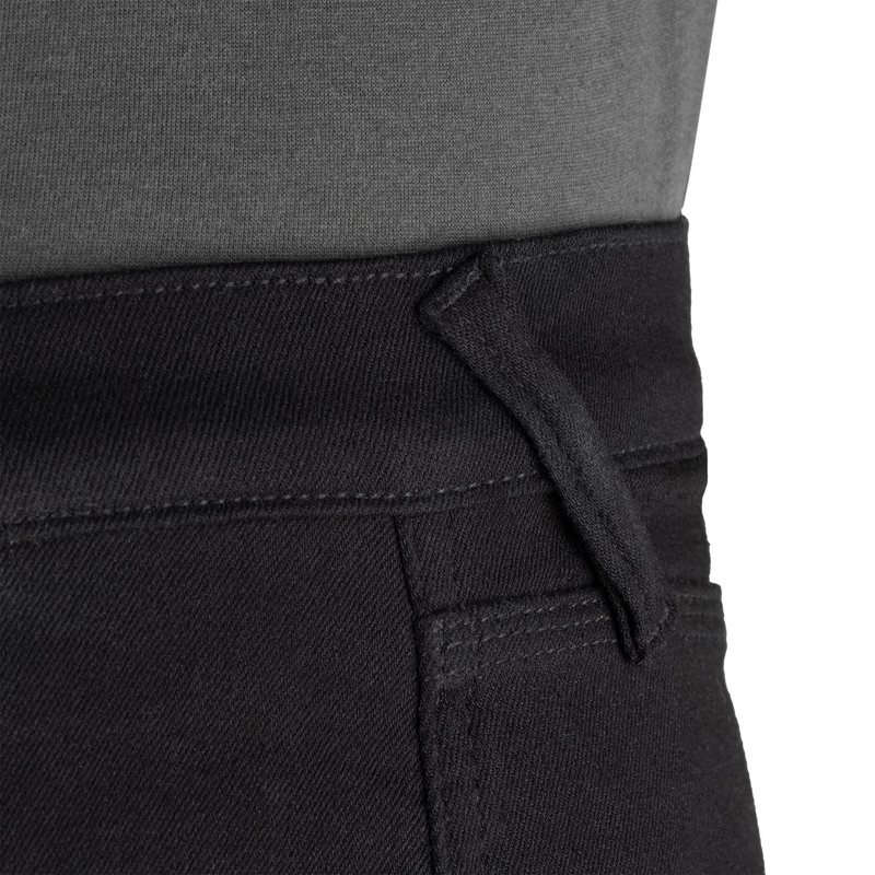 OXFORD ORIGINAL APPROVED SUPER STRETCH JEANS AA SLIM FIT rövidített motoros farmernadrág fekete