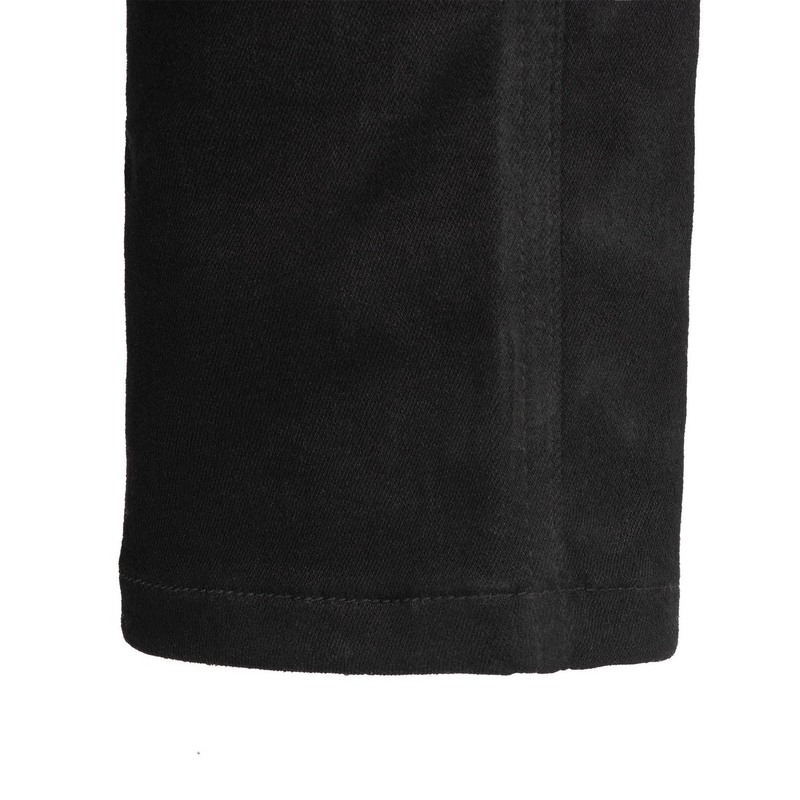 OXFORD ORIGINAL APPROVED SUPER STRETCH JEANS AA SLIM FIT rövidített motoros farmernadrág fekete