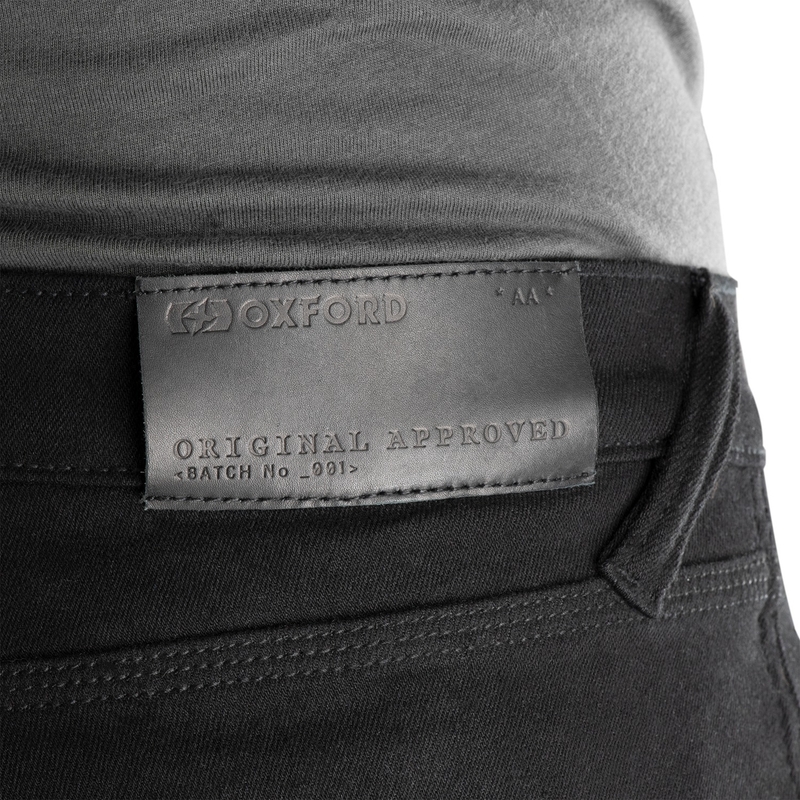 OXFORD ORIGINAL APPROVED SUPER STRETCH JEANS AA SLIM FIT női motoros farmernadrág fekete