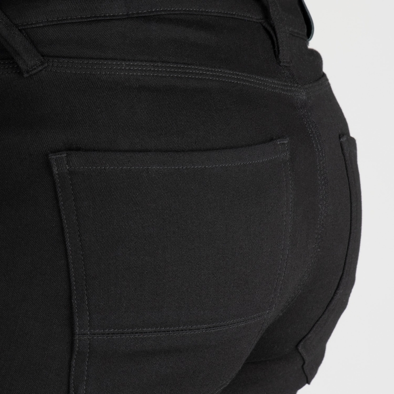 OXFORD ORIGINAL APPROVED SUPER STRETCH JEANS AA SLIM FIT női motoros farmernadrág fekete