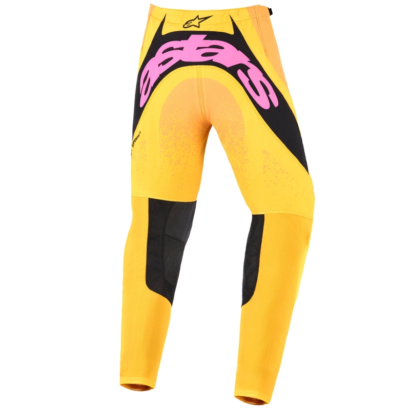 Alpinestars Techstar Nomur gyerek motokrossz nadrág narancssárga-sárga-rózsaszín