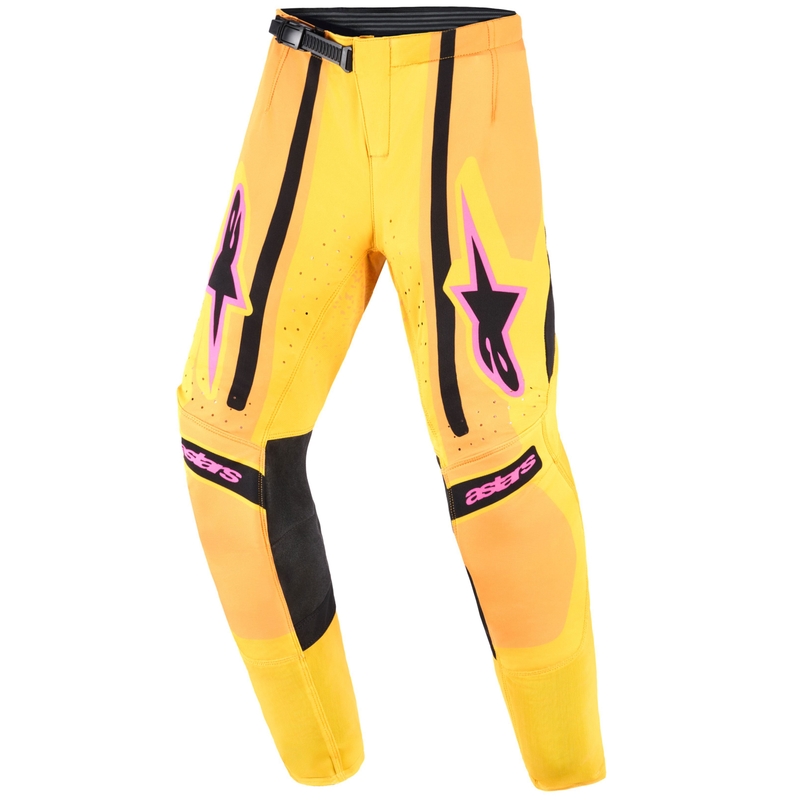 Alpinestars Techstar Nomur gyerek motokrossz nadrág narancssárga-sárga-rózsaszín