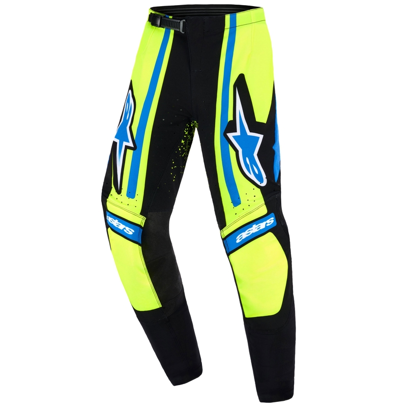 Alpinestars Techstar Nomur gyerek motokrossz nadrág sötétkék-fluo sárga-kék