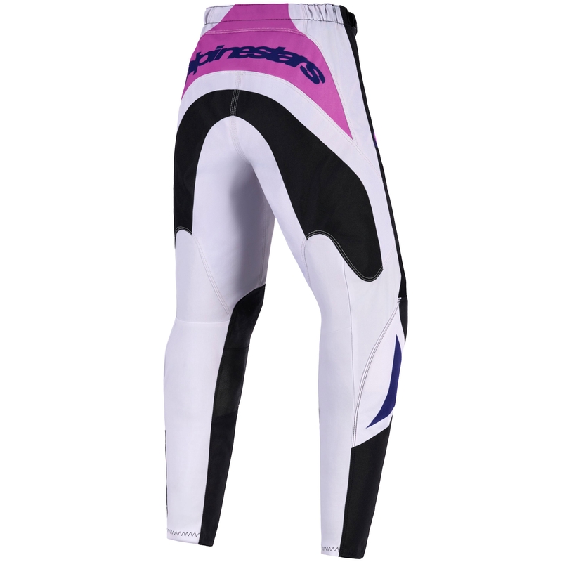 Alpinestars Fluid Grid gyerek motokrossz nadrág fekete-világosszürke-lila