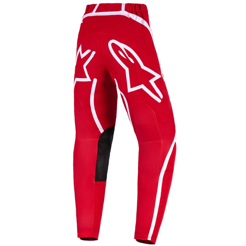 Alpinestars Fluid Apex gyerek motokrossz nadrág piros-fehér