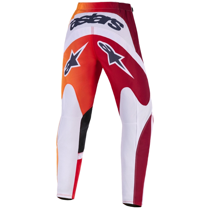 Alpinestars Fluid Portl gyerek motokrossz nadrág piros-narancssárga-világosszürke