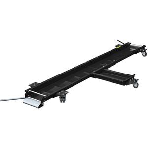 Q-TECH mozgatható alátét motorkerékpár első és hátsó kereke alá és oldalsó állvány fekete