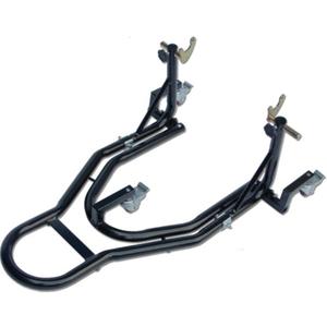 Q-TECH mozgatható motorkerékpár állvány fekete