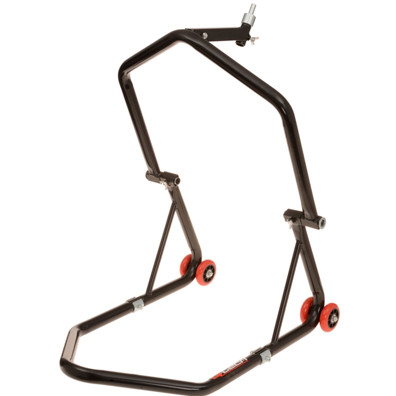 Q-TECH motorkerékpár állvány első (villába) / hátsó fekete