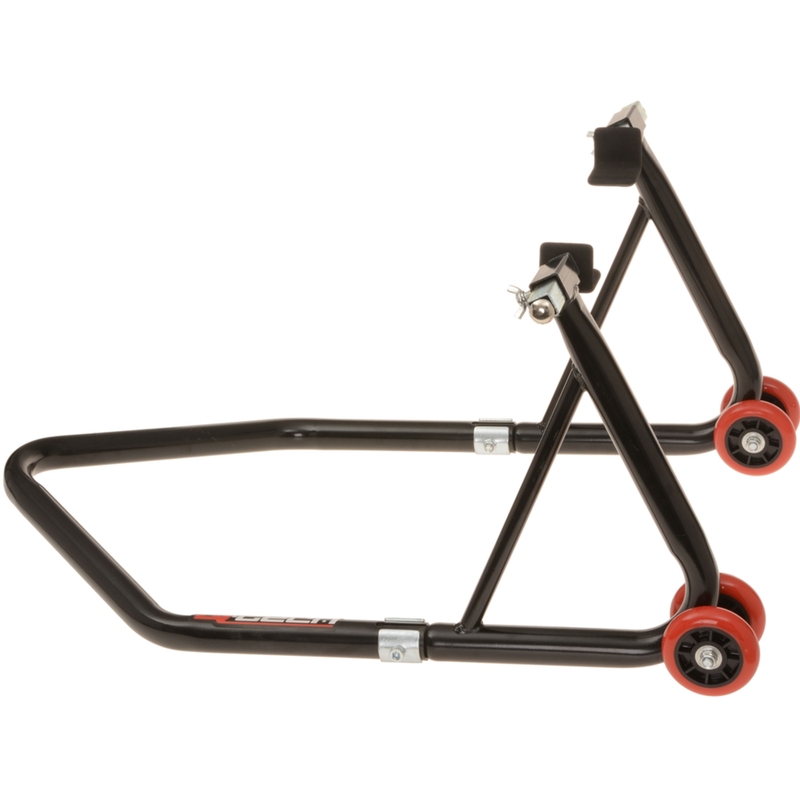 Q-TECH motorkerékpár állvány első (villába) / hátsó fekete