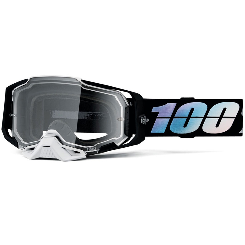 100% ARMEGA Krisp motokrossz szemüveg átlátszó plexivel