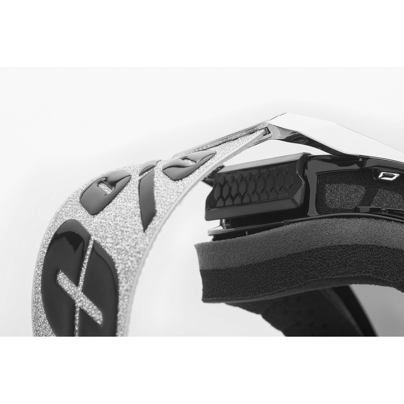100% ARMEGA Atac motokrossz szemüveg ezüst plexivel