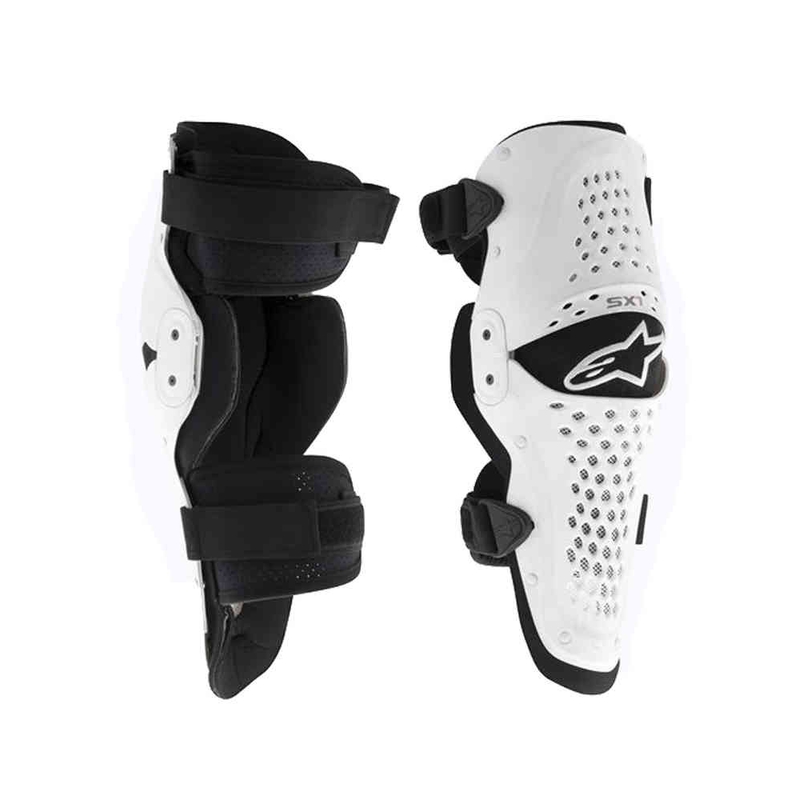 Térdvédők Alpinestars SX-1 fehér-fekete