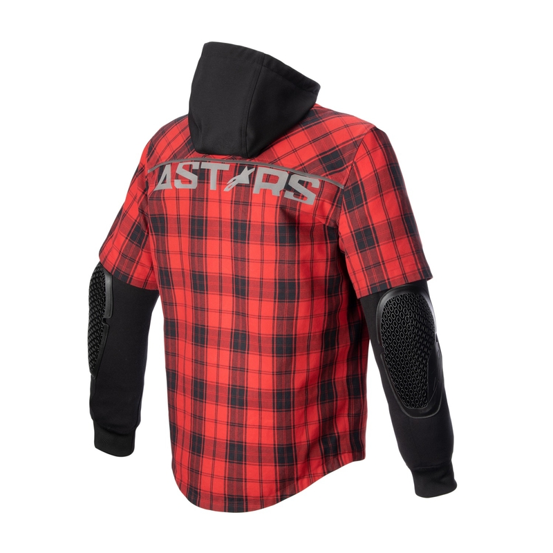 Alpinestars MO.ST.EQ Tartan motoros ing piros-fekete