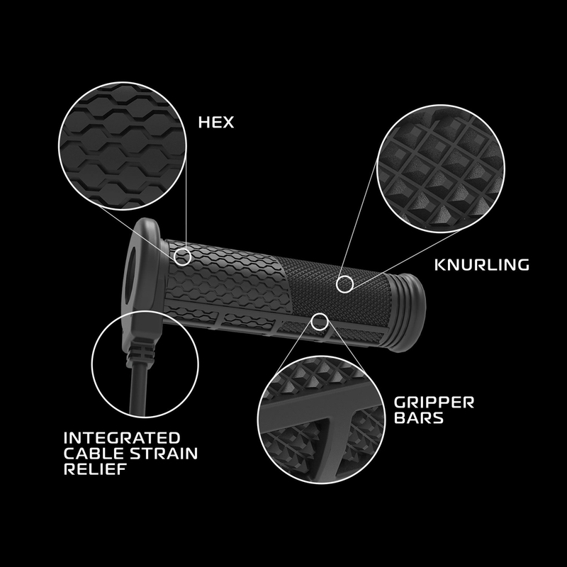 Oxford Hotgrips PRO Adventure fűthető markolatok beépített vezérléssel a markolaton belül