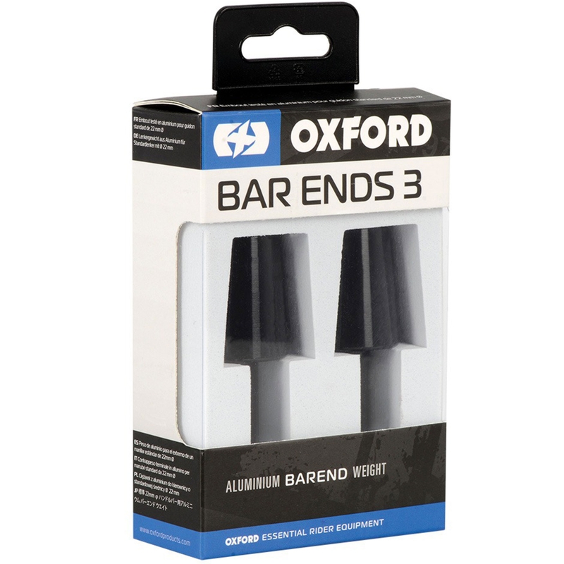 Oxford Bar Ends 3 kormányvég súlyok redukcióval fekete 1 pár