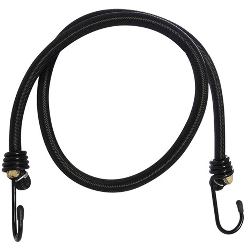 Oxford Pók 900/10 mm csomagrögzítő pánt dróthorgos végekkel fekete