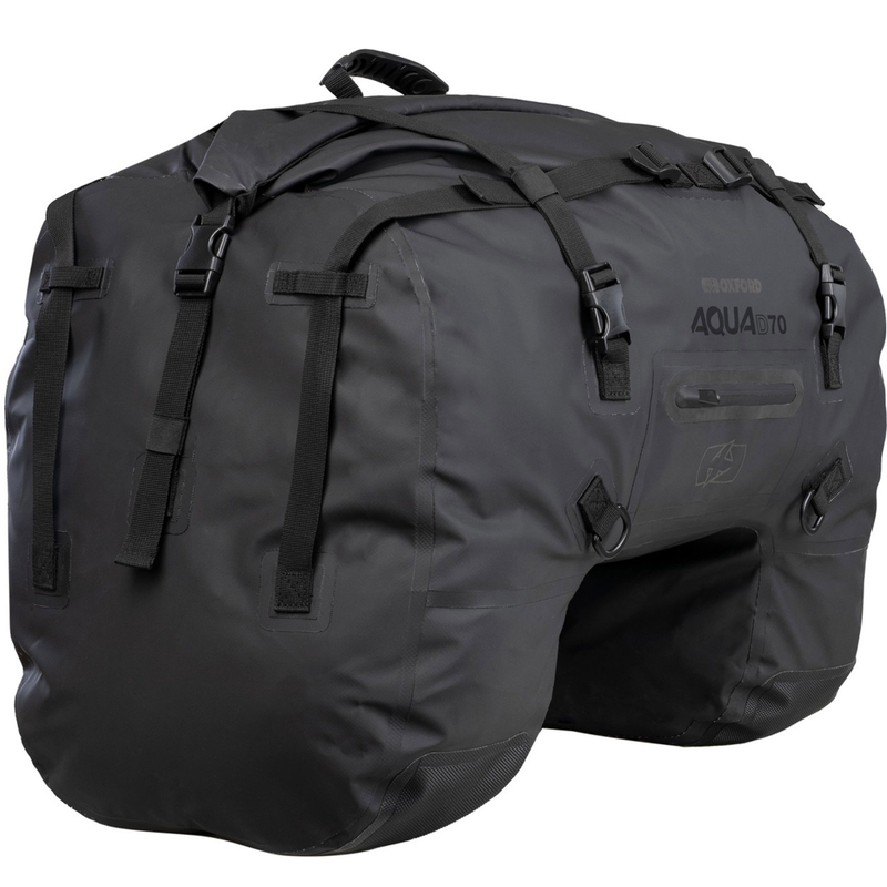 Oxford Aqua D-70 hátsó nyeregtáska fekete