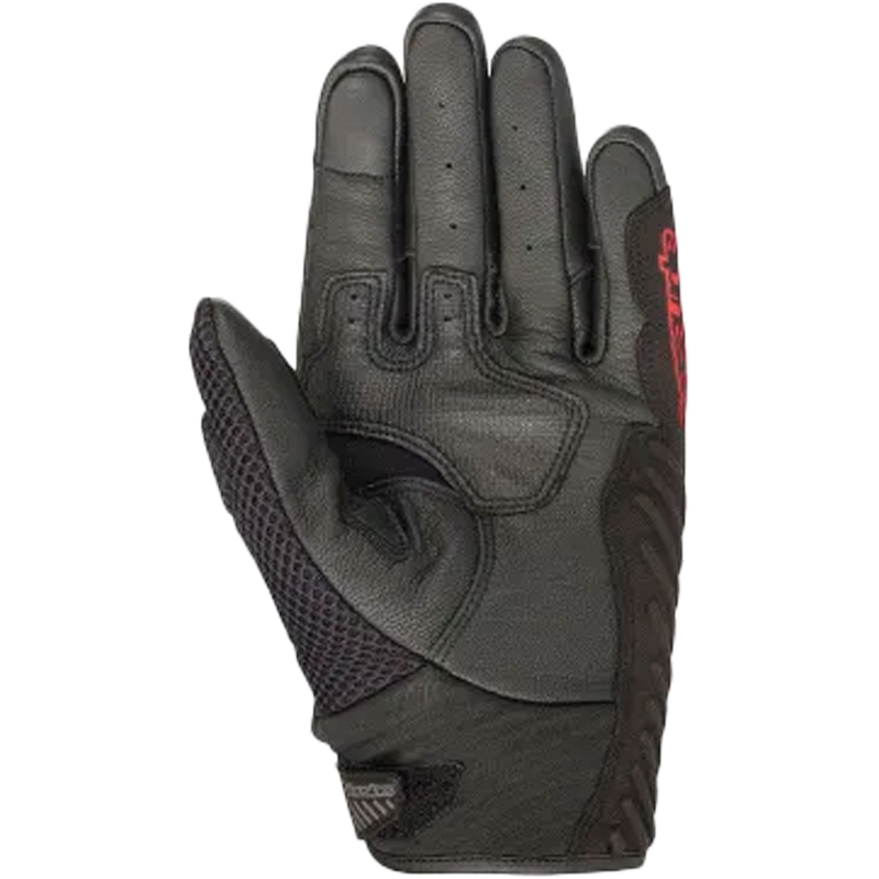 Alpinestars SMX-1 AIR 2 motoros kesztyű fekete-fluo piros