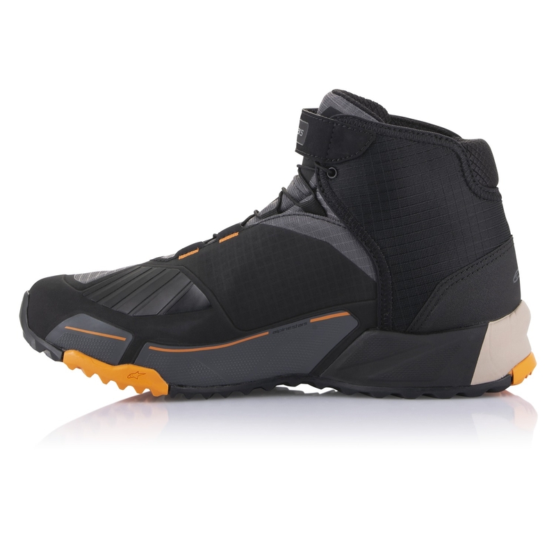 Alpinestars CR-X Drystar motoros cipő fekete-barna-narancssárga