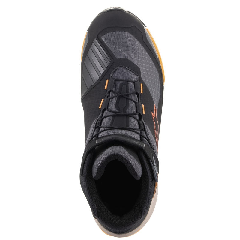Alpinestars CR-X Drystar motoros cipő fekete-barna-narancssárga