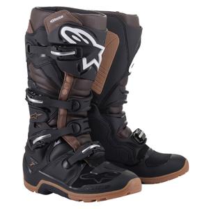 Boty na motorku Alpinestars Tech 7 Enduro černo-tmavě hnědé