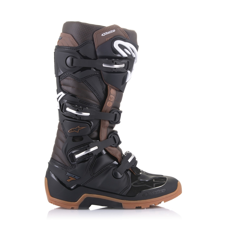 Alpinestars Tech 7 Enduro motoros csizma fekete-sötétbarna