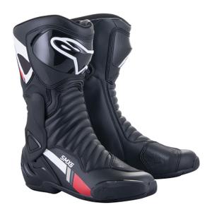 Boty na motorku Alpinestars S-MX 6 černo-bílo-šedo-červené