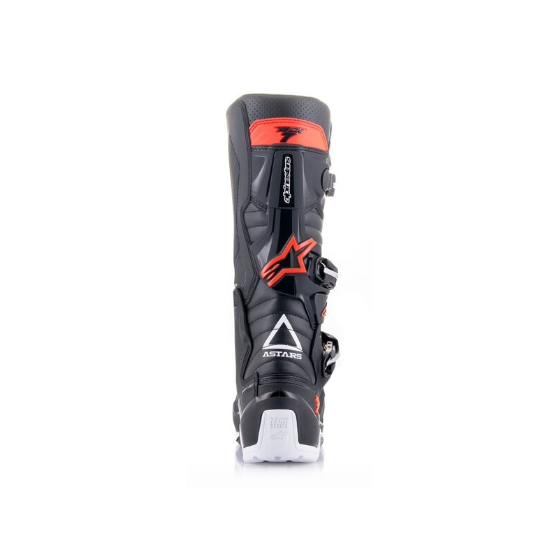 Alpinestars Tech 7 Enduro motokrossz csizma-fluo piros-fehér