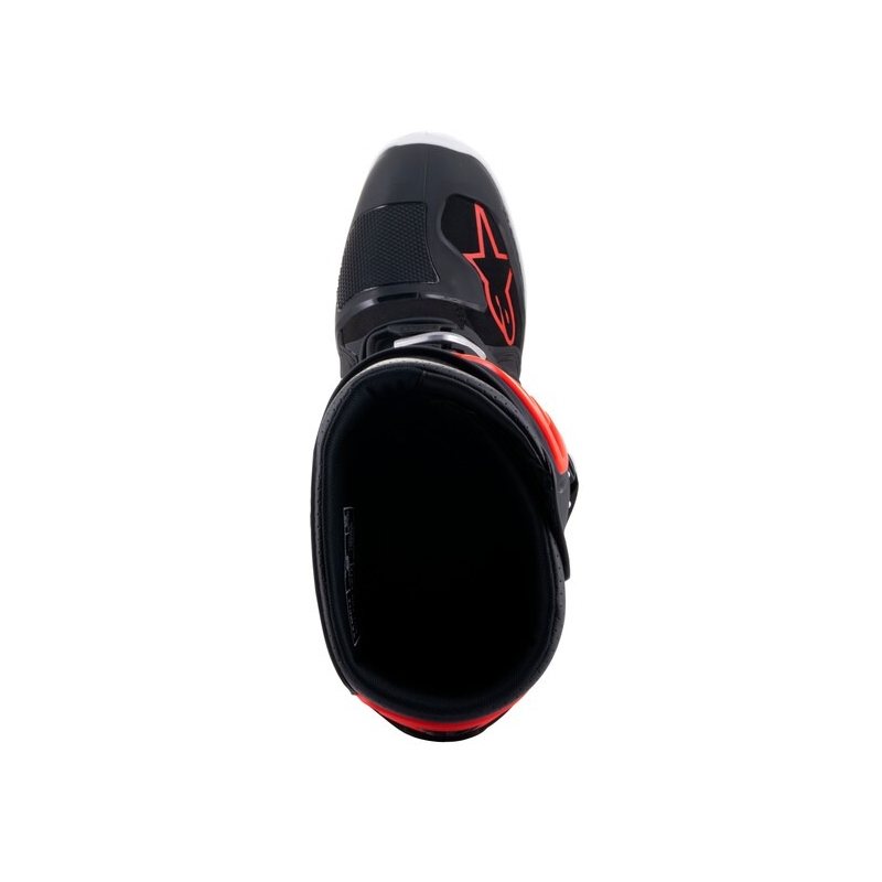 Alpinestars Tech 7 Enduro motokrossz csizma-fluo piros-fehér