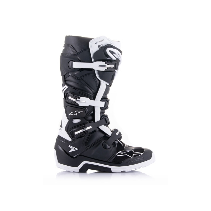 Alpinestars Tech 7 Enduro Drystar motoros csizma fekete-fehér