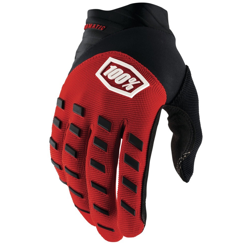 100% - USA AIRMATIC motocrossz kesztyű piros-fekete