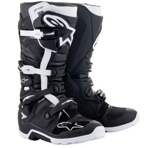 Boty na motorku Alpinestars Tech 7 Enduro Drystar černo-bílé