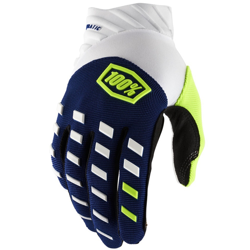 100% - USA AIRMATIC motocrossz kesztyű kék-fehér