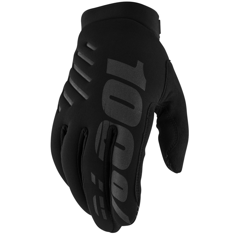 100% - USA BRISKER motokrossz kesztyű fekete