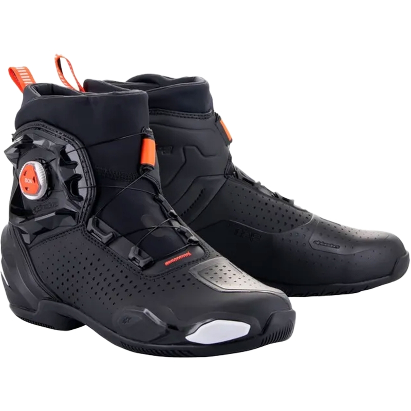 Alpinestars SP-2 motoros csizma fekete-fehér-fluo piros