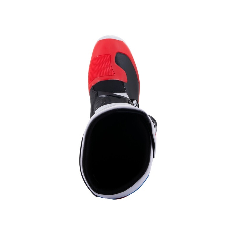 Alpinestars TECH 3 motokrossz csizma fehér-fekete-kék-piros