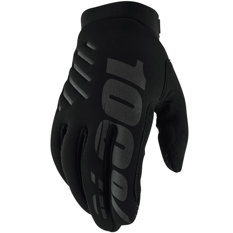 100% - USA BRISKER gyerek motocrossz kesztyű fekete