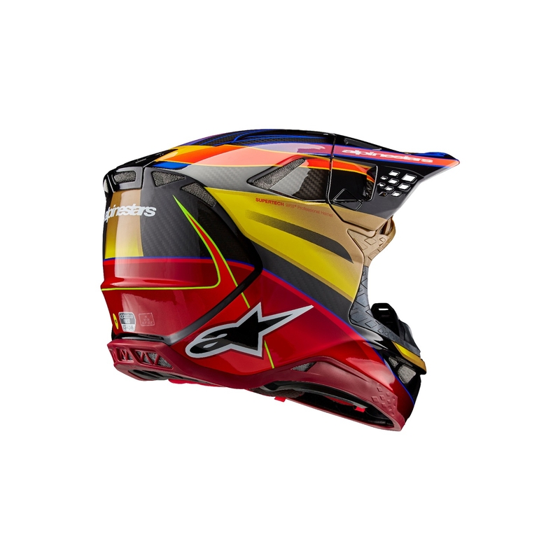 Alpinestars Supertech S-M10 Era motokrossz bukósisak arany-piros