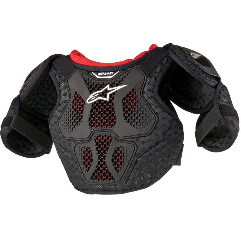 Alpinestars Bionic Kickstart gyerek testprotektor fekete-piros