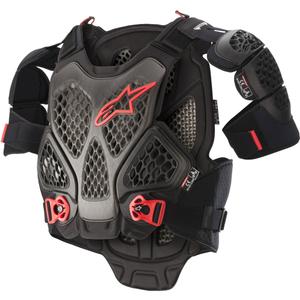 Chránič těla Alpinestars A-6 černo-antracitovo-červená