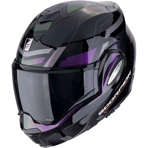 Scorpion EXO-TECH EVO CONQUER felhajtható motorkerékpár sisak matt fekete-kaméleon