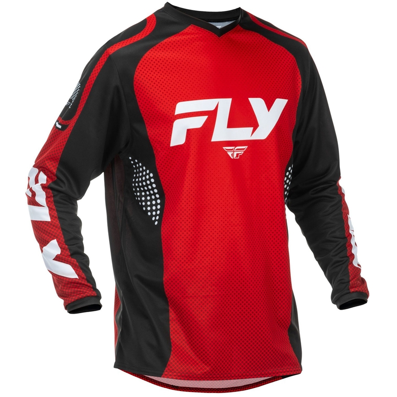 FLY Racing F-16 motokrossz mez piros-fekete-fehér