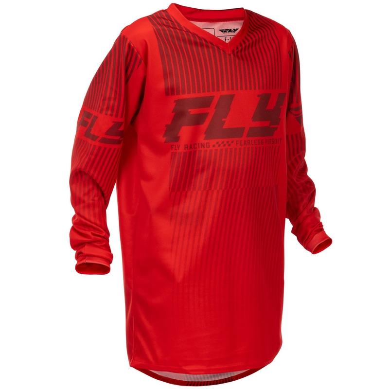 FLY Racing F-16 gyerek motokrossz mez piros