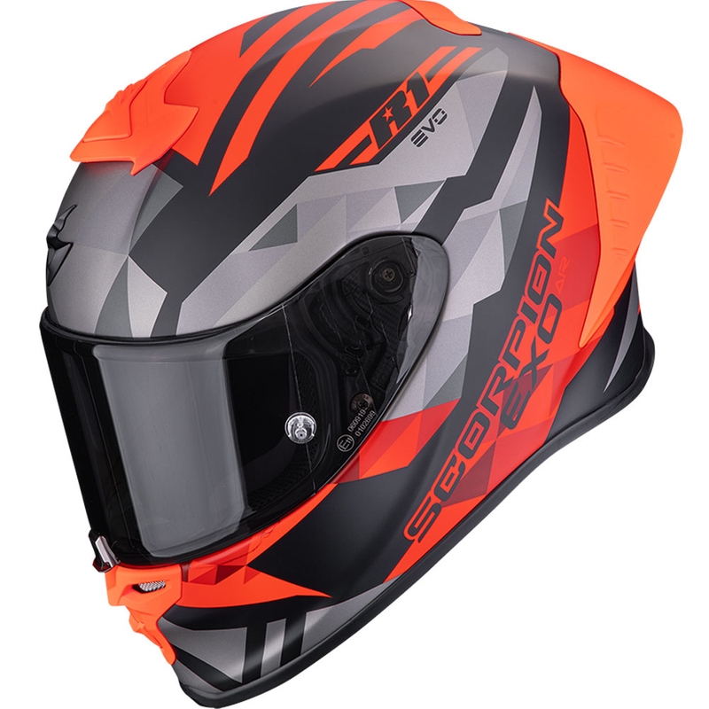 Scorpion EXO-R1 EVO II Air Valere zárt motoros bukósisak matt fekete-piros