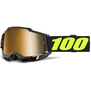 100% Accuri 2 FAIRBANKS motokrossz szemüveg arany plexivel