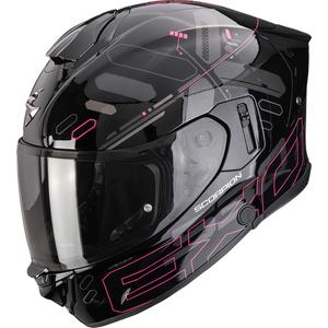 Integrální helma na motorku Scorpion EXO-530 Air Fond černo-růžová